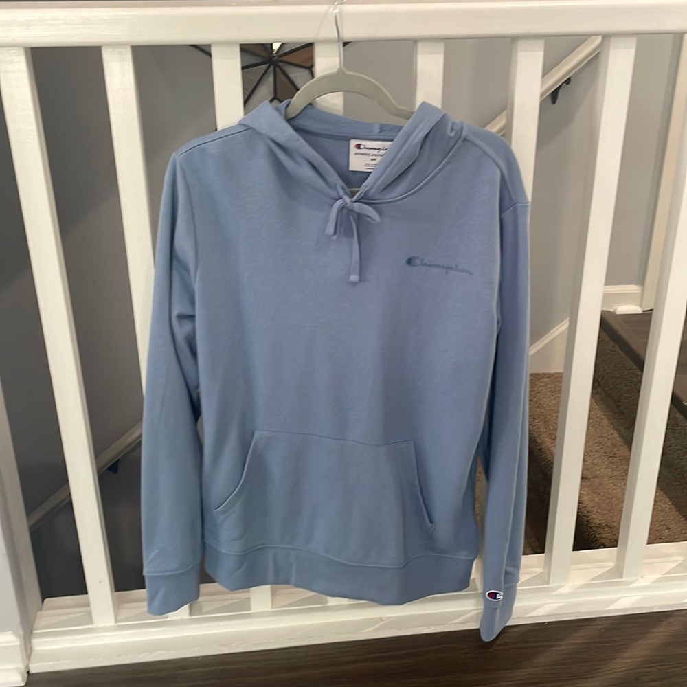 Light blue champion hoodie
